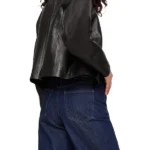 Doc S02 Gina Walker Black Leather Jacket Back