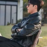 Dynamite Kiss Jang Ki Yong Black Faux Jacket