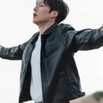 Dynamite Kiss Jang Ki Yong Black Leather Jacket