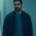 Elie Furies Bomber Blue Jacket