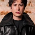 Fall Fashion Show Hudson Williams Leather Jacket