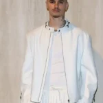 Fashion Week Romeo Beckham Leather Jacket
