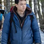 From S04 Kenny Blue Hooded Jacket