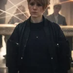 Furies Marina Foïs Black Bomber Jacket