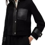 General Hospital Charlotte Cassadine Black Wool Jacket