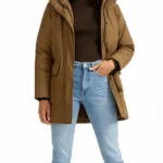 Home Town S10 Host Erin Napier Brown Coat