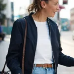 Hudson And Rex Mayko Nguyen Navy Blue Jacket