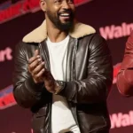 Isaiah Mustafa Cross S02 Premiere Brown Leather Jacket