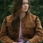 It’s Not Like That Cassidy Penelope Jeffries Brown Suede Jacket