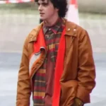 Jack Dylan Grazer 4 Kids Walk Into a Bank Brown Jacket