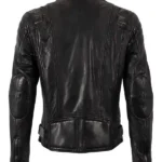 Leather black Mauritius Jacket Back