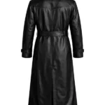 Lee Jun Ho Typhoon Family Black Leather Coat Back