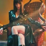 Lera Abova One Piece Leather Black Coat