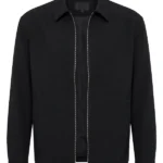 Mens Black Cotton Jacket