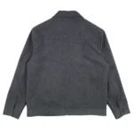 Mens Charcoal Jacket Back