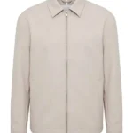 Mens Smart Bomber Jacket Beige