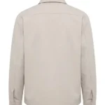 Mens Smart Bomber Jacket Beige Back