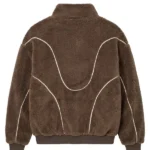 Men's Teddy Jacket in Chocolate Back
