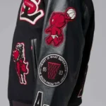 Mookie Betts NBA All Star Black Varsity Jacket