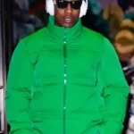 NYC ASAP Rocky Green Puffer Jacket