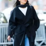 NYC Kendall Jenner Black Wool Long Coat