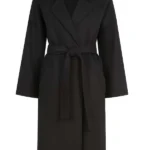 NYC SoHo Kendall Jenner Black Wool Coat