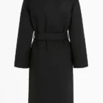 NYC SoHo Kendall Jenner Black Wool Coat Back