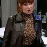 Pamela Curtis Beyond the Gates Brown Leather Jacket