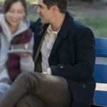 Phil Dunster Rooster Black Coat