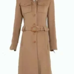 Sarah Pidgeon Love Story 2026 Brown Coat