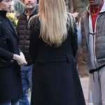 Sarah Pidgeon Love Story Black Coat Back