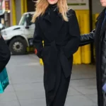 Sarah Pidgeon Love Story Premiere Black Coat