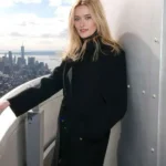 Sarah Pidgeon Love Story Premiere Night Black Coat