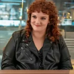 Shannon Purser Watson S02 Black Leather Jacket