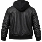 Siren S02 Calvin Lee Black Leather Jacket Back