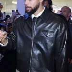 Stephen Curry Goat Premiere Leather Jacket