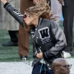 Super Bowl LX Blue Ivy Carter Varsity Black Jacket