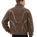 Teddy Jacket in Chocolate Back