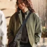 The Drama Zendaya Green Wool Jacket