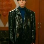 Typhoon Family Lee Jun Ho Black Leather Coat