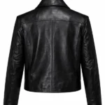 Typhoon Family Lee Jun Ho Classic Black Leather Jacket Back