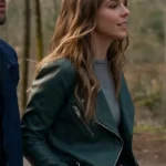 Virgin River Elise Gatien Black Leather Jacket