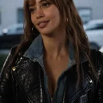 Wild Cards Max Mitchell Black Cropped Leather Jacket