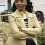 Will Trent Faith Mitchell Leather Jacket