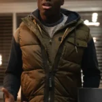 Will Trent Jeremy Mitchell Puffer Brown Vest