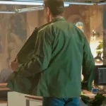 William Fitzgerald Watson Green Cotton Jacket Back