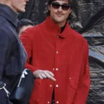 Wuthering Heights Jacob Elordi Suede Leather Jacket