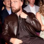 iHeartRadio Music Awards Travis Kelce Leather Jacket