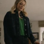 A Season to Blossom Emily Tennant Blue Denim Coat