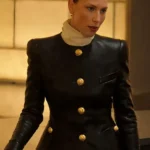 Ari Graynor The Beauty 2026 Black Leather Jacket